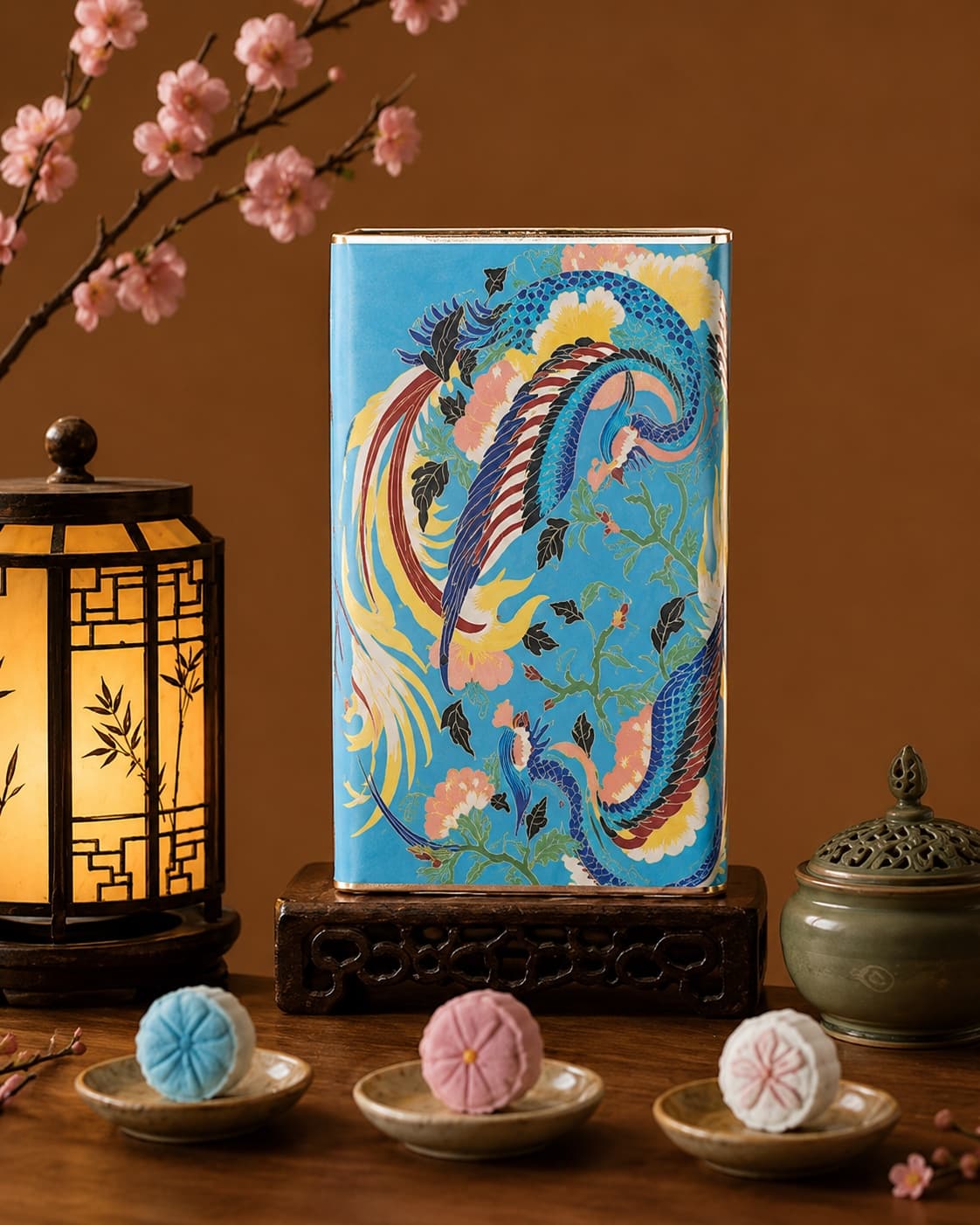 Dragon Moon Cake Gift Tin, front view