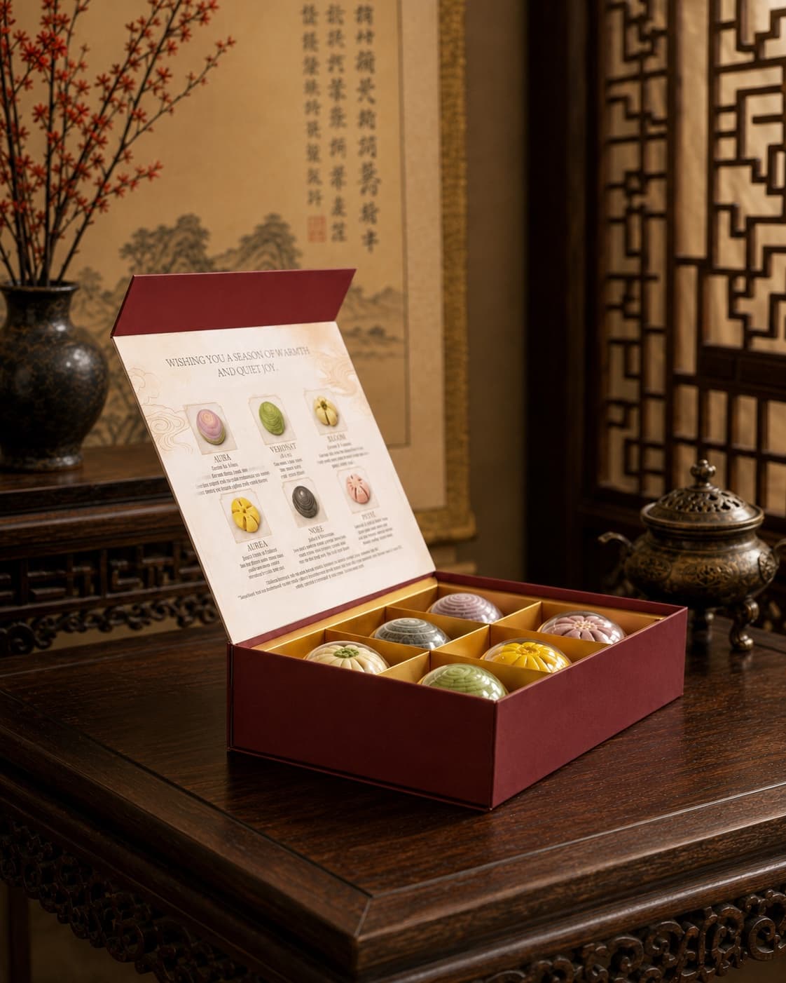 Signature Moon Cake Gift Box, left side