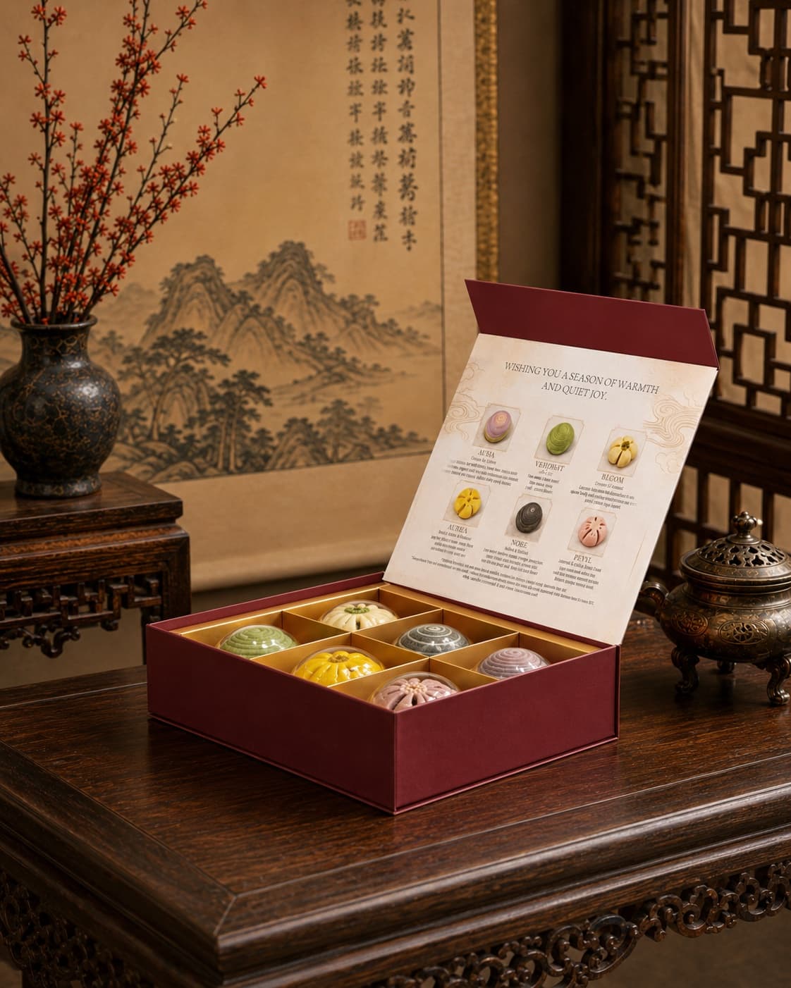 Signature Moon Cake Gift Box, right side