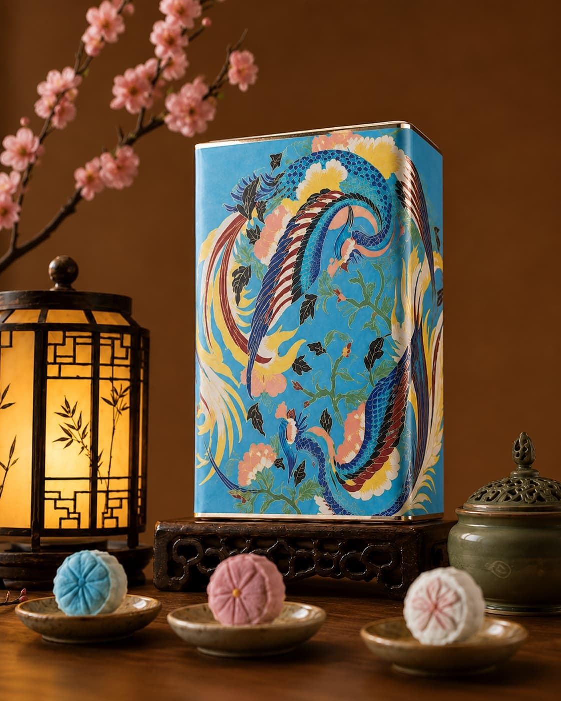 Dragon Moon Cake Gift Tin, low-angle hero