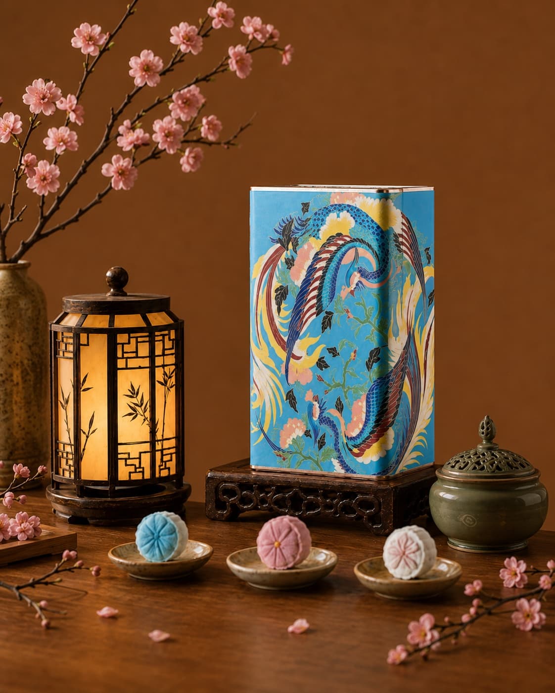 Dragon Moon Cake Gift Tin, wide lifestyle